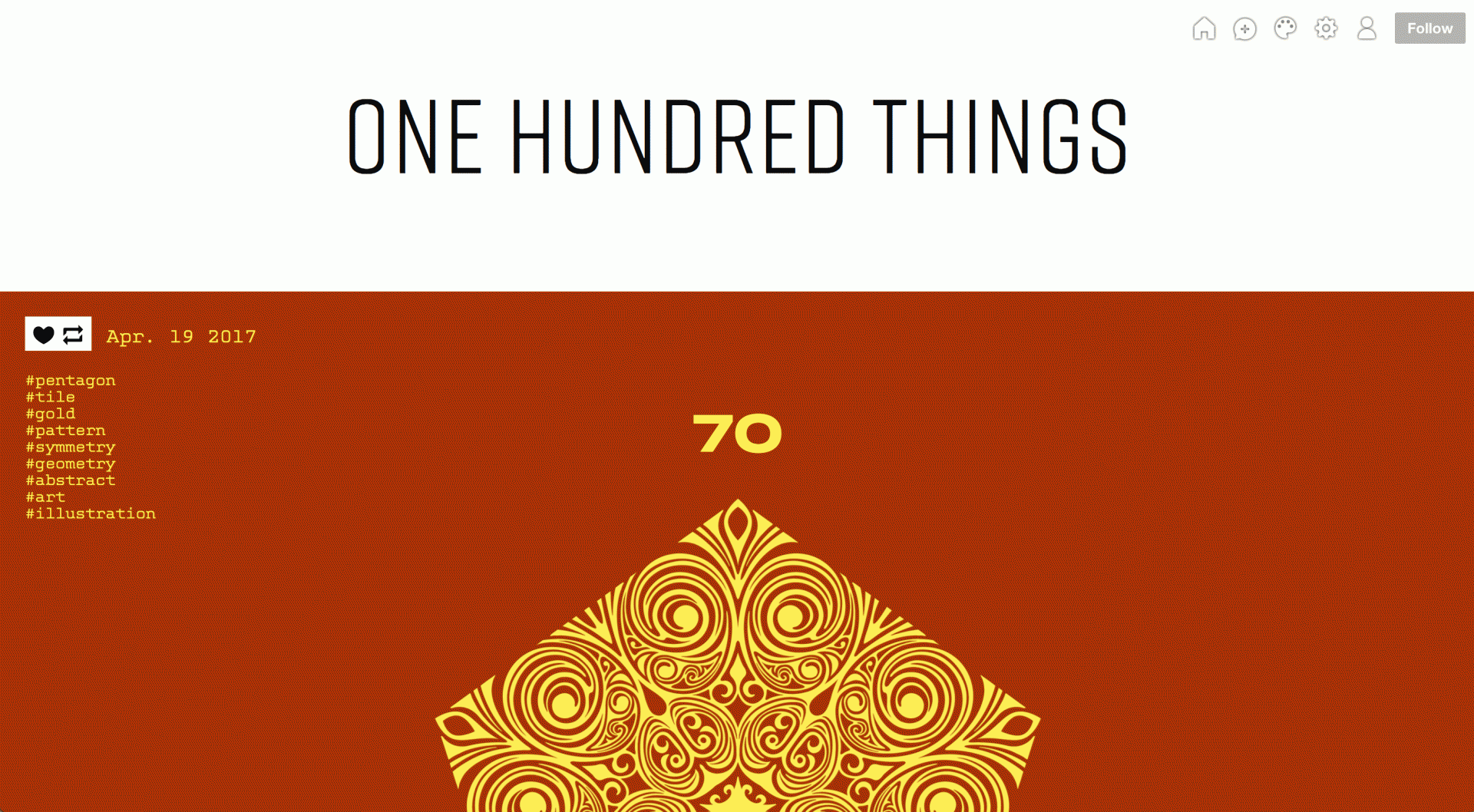 One Hundred Things
