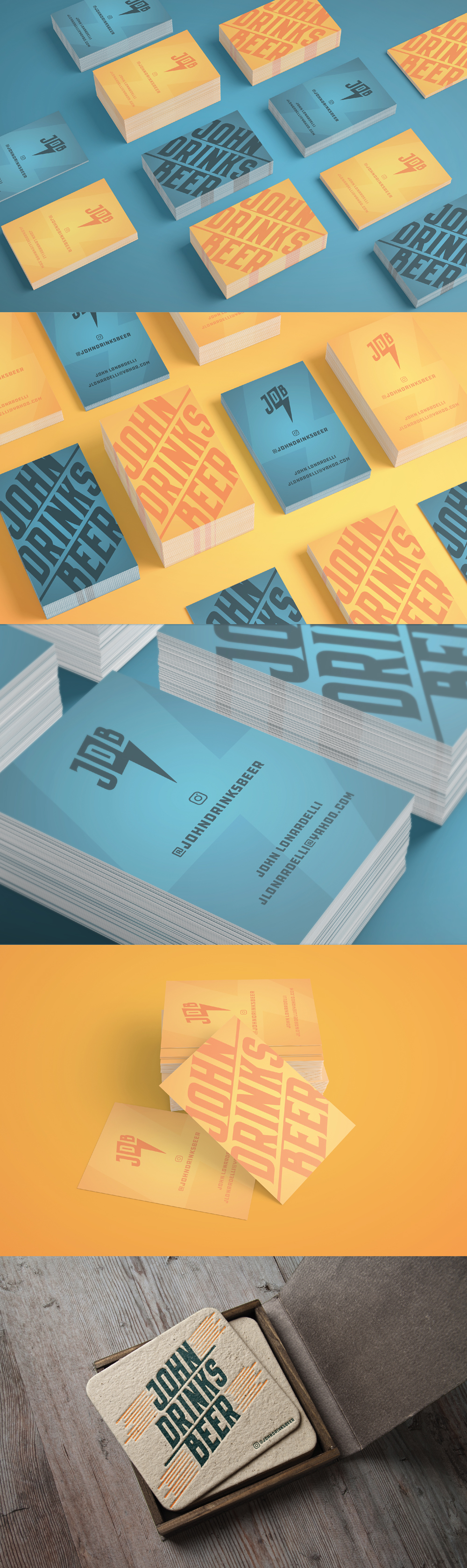 JDB Branded Cards & Coasters