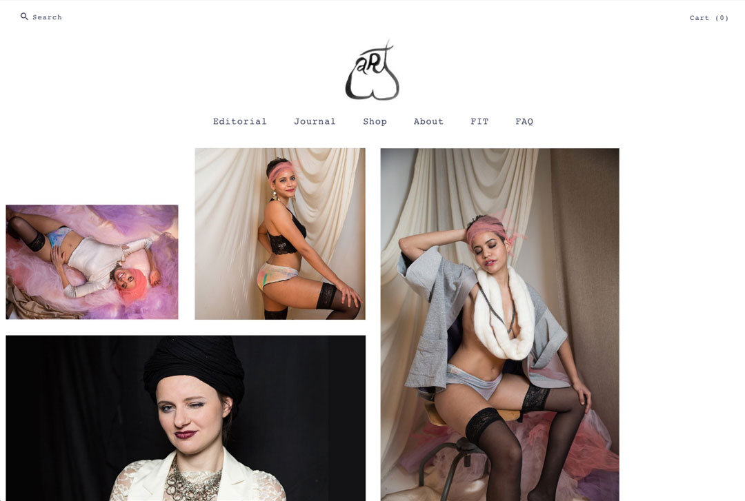 ARTbutt website