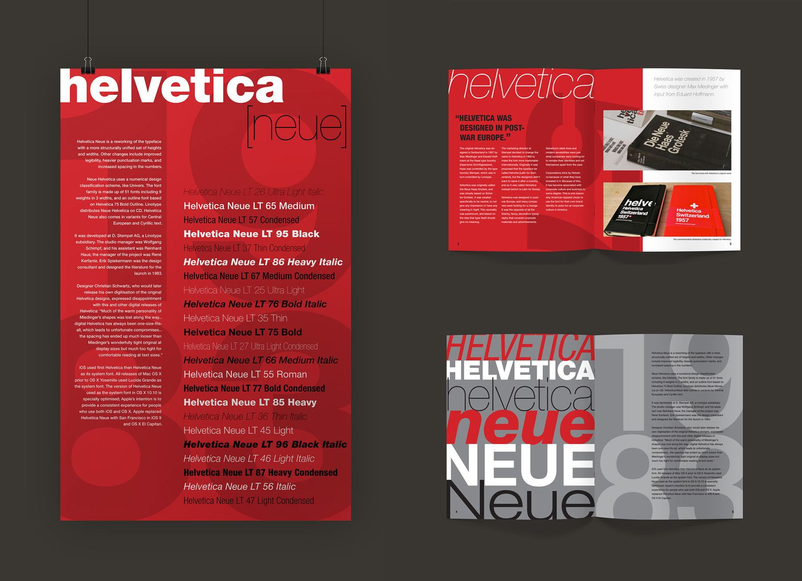 Helvetica Neue Brochure