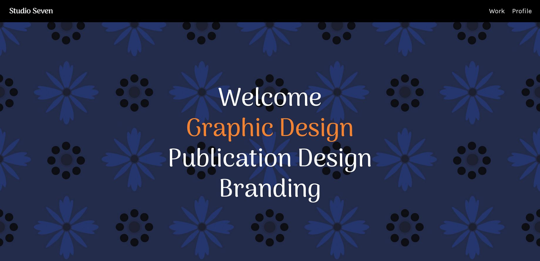 new website for Studio Seven