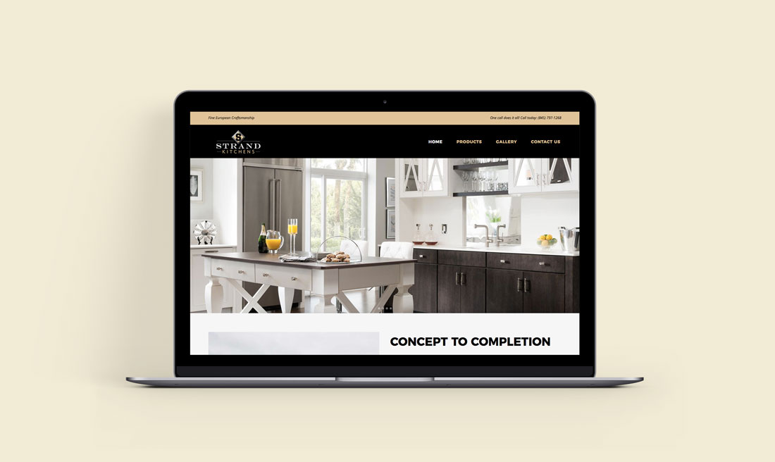 Strand Kitchens Website