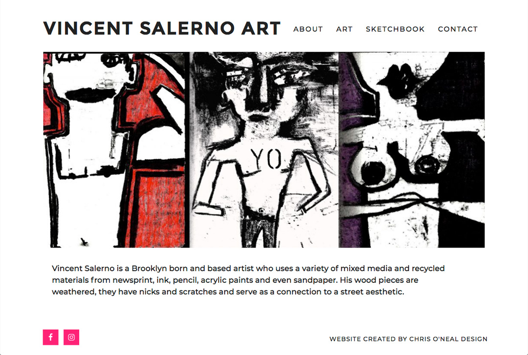 Vincent Salerno Art website