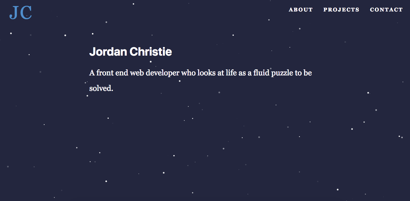 Jordan Christie | Front-End Developer
